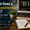 what does a ghostwriter do