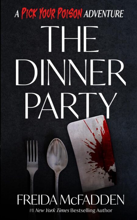 Dinner Party Pick Your Poison book cover interactive party game book for friends choose your own adventure dinner party game
