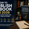 How to publish a book step by step guide for first time authors