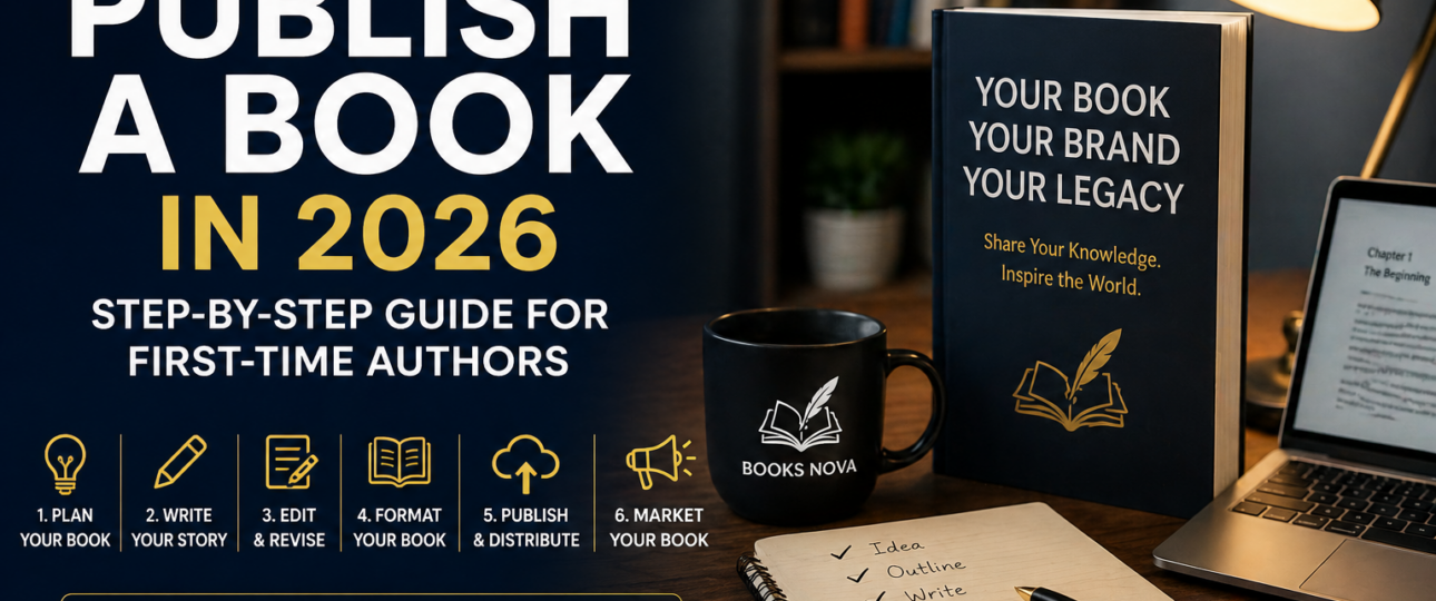 How to publish a book step by step guide for first time authors
