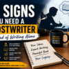 10 signs you need a ghostwriter instead of writing alone