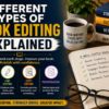 Different types of book editing explained