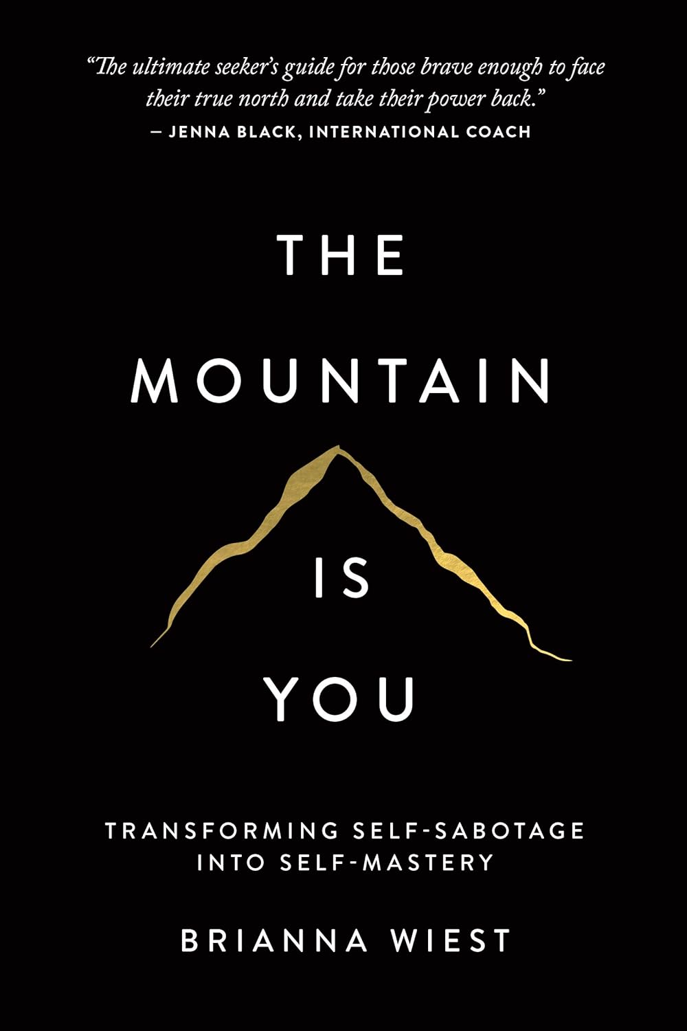 The Mountain Is You by Brianna Wiest book cover