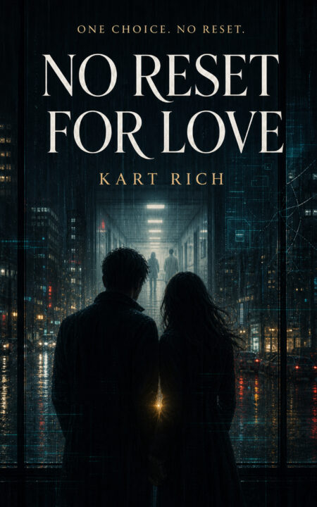 No Reset for Love book by Kart Rich published by Books Nova – romance suspense sci-fi novel available on Amazon